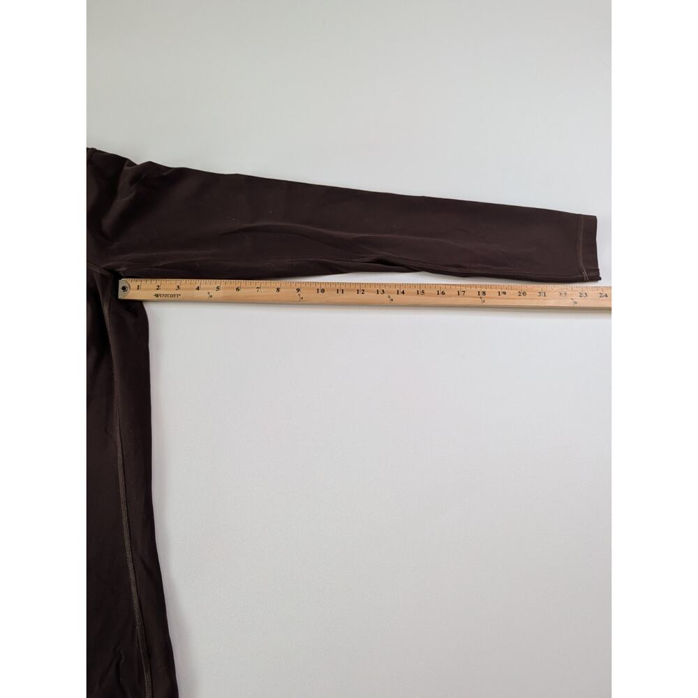 Lululemon Women Wunder Train HR Crop 25” Everlux LW5CQDS DKTE Brown Size 6 - Picture 5 of 11